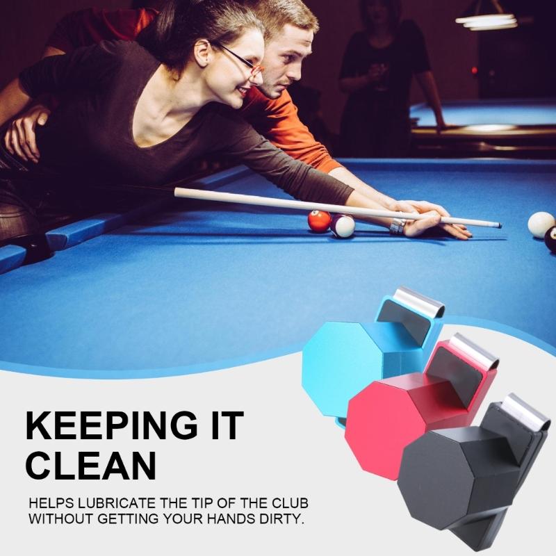 Snooker Tool Part Aluminum Alloys Small Pool Chalk Holder Billiard Chalk Case