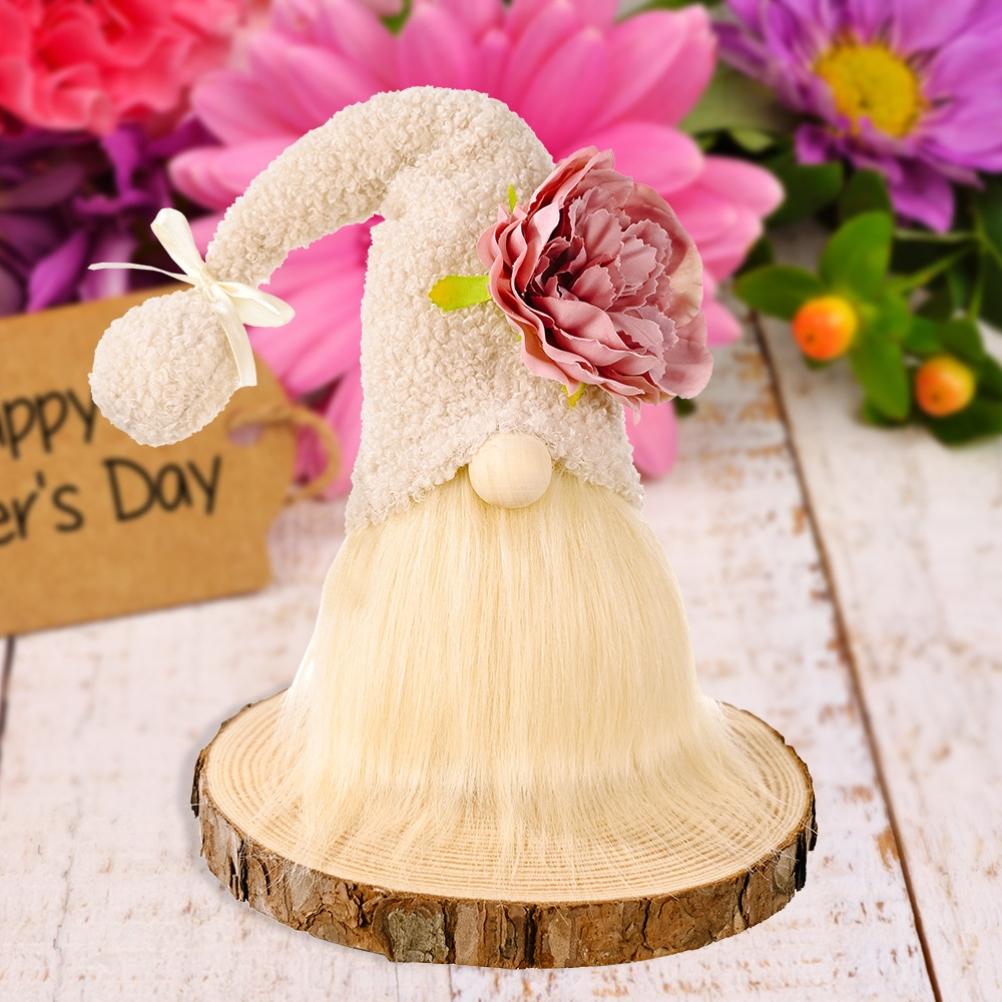 День матери Гном Плюшевый Эльф Украшения Безликая Кукла Многоярусный Поднос Фермерский Дом Домашний Настольный Орнамент