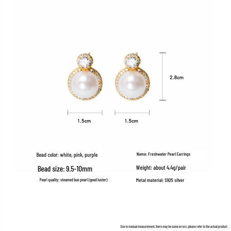 Женские серьги с жемчугом в европейском и американском стиле 2021 года, серебро 925 пробы, пресноводный жемчуг.