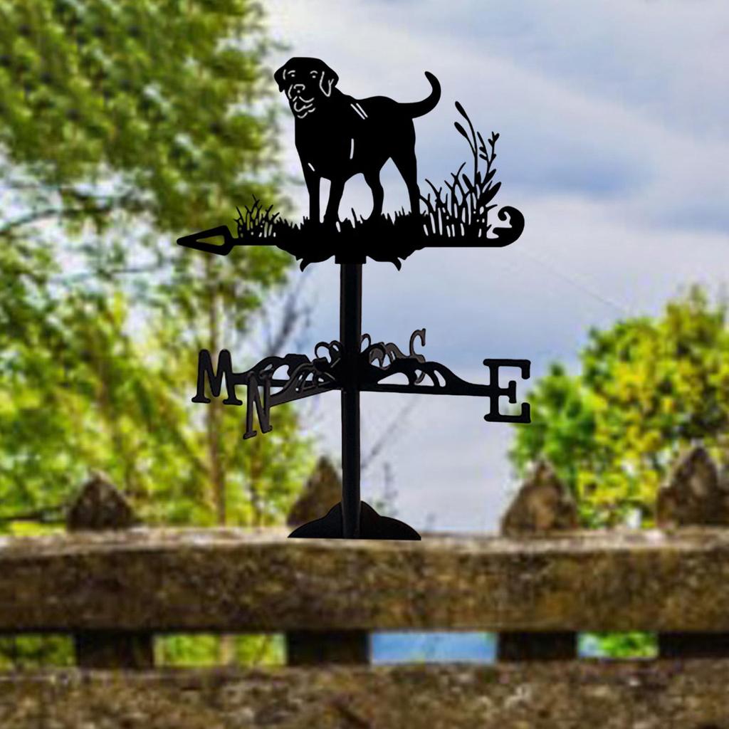 Флюгер ретро силуэт настольный орнамент винтажный флюгер флюгер для газона снаружи двора фермы двор