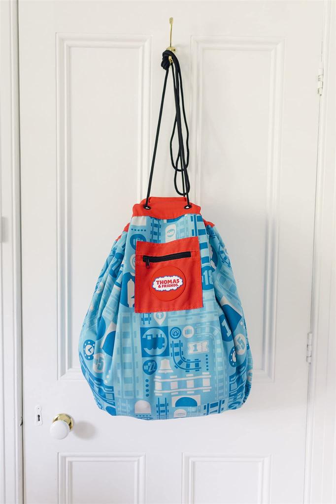 Игровой мешочек THOMAS FRIENDS. Лучший игровой коврик. Сумка для хранения игрушек. Огромное игровое пространство на внутреннем острове Содора. Портативное решение для хранения игровых вещей для детей от 3 лет и