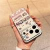 Счастливый ежедневный милый маленький новый чехол для телефона iPhone 16 Pro Max Apple 17 с гальваническим покрытием Windows