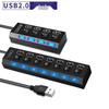 4-Port Independent USB Switch Hub with 7-Port Splitter