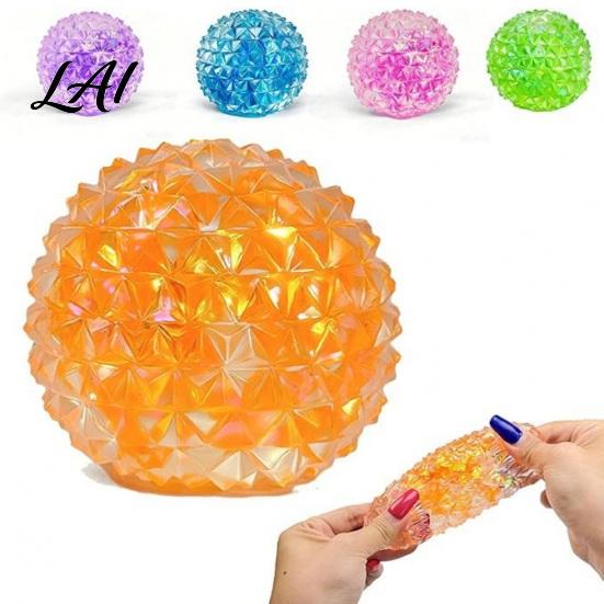 Calming Hand Toy Anxiety Relief Spiky Stress Ball Soft Stretchy Squeeze Ball Sensory Toy Portable Textured Pinch Fidget for Kids Adults Exercise