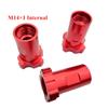 Red M14 X 1.0mm Internal Thread Adapter For Spray Gun Cup Pot Joints Connector