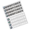 4 шт. Значок автомобиля Для Наклейка Power Наклейка на ручку двери автомобиля Для Bmw e46 e90 e60 e39 f30 e36 f10 f20 e87 e92 e30 e34 X1 X3 X4 X5