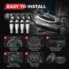 Датчик TPMS Autel 1-Sensor, MX-Sensor 315 МГц + 433 МГц Металлический клапан, Программируемый Универсальный Специально разработан для замены OEM-датчиков, Работает с