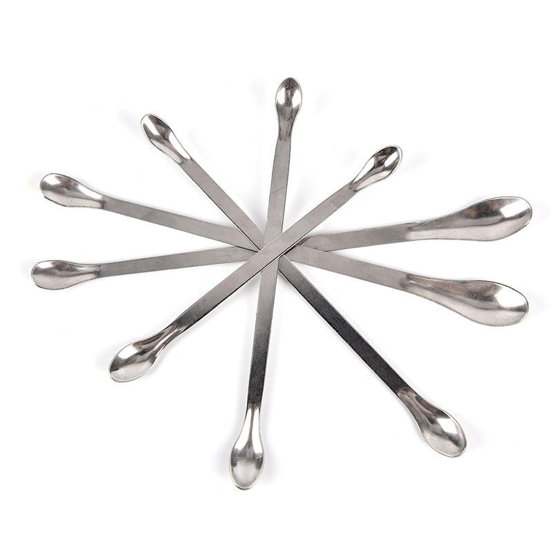 Лабораторная ложка с двойной головкой из нержавеющей стали, скребок, стоматологические инструменты, медицинская ложка