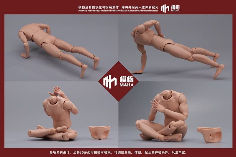 Игрушки и хобби [TOYBARJAPAN] Фигурка 1/6 MAHA studio MH2201A Мужское тело
