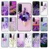 Чехол для телефона с цветком лаванды, фиолетовый, лаванда, для vivo Y31 Y30 Y33S Y11S Y12S Y17 Y20 Y21S Y1S Y53S Y15 Y19 Y91C V23, чехлы