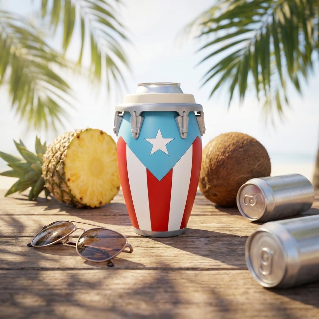 Conga Can Sleeve Portable Beverage Container Protector For Party Use