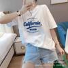 Cotton Short-Sleeved T-shirt Summer Loose Bottoming Shirt Slimming Sense of Design Top