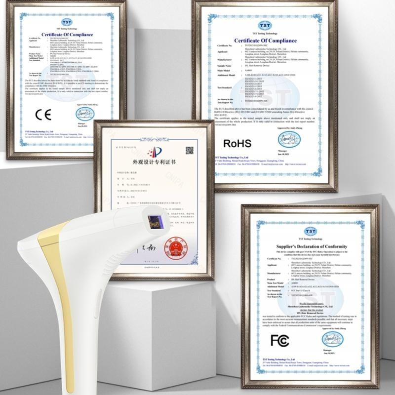 Многофункциональное устройство для лазерной эпиляции IPL 3 в 1, средство для удаления следов от прыщей, ледяное охлаждение, безболезненный эпилятор, омоложение кожи, унисекс, инструмент для удаления волос