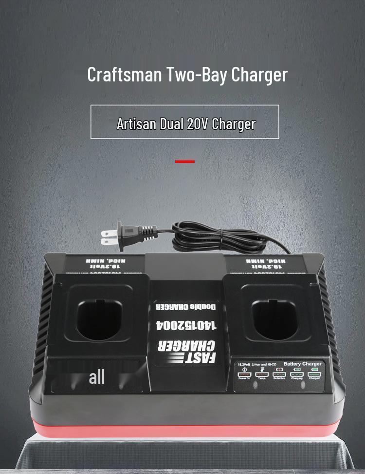 19.2V Craftsman Dual Charger for Lithium-ion & NiCd Batteries