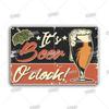 Tin Sign Beer Slod Here Vintage Metal Plaque Retro Metal Plate Funny Drink Vintage Iron Poster for Pub Club Man Cave Bar Decor
