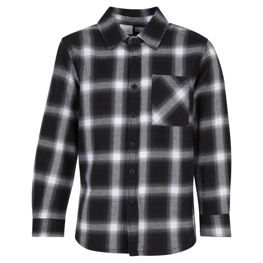 Urban Classics Boys Checked Oversized Shirt