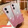 Fashion Plating Gradient Glitter Case For OPPO A78 A58 A38 A94 A57 A36 A17 A16 A55 A1 A2 Find X6 Pro K11 K11X Silicon Back Cover