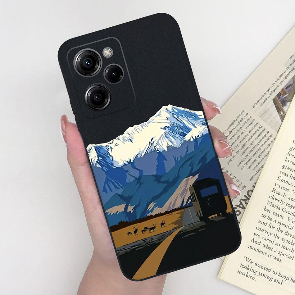 Силиконовый чехол для Xiaomi Poco X5 Pro Медведь-пилот Задняя крышка для POCOX5 X5Pro 5G Poco X 5 Pro Мягкие матовые защитные чехлы для телефона