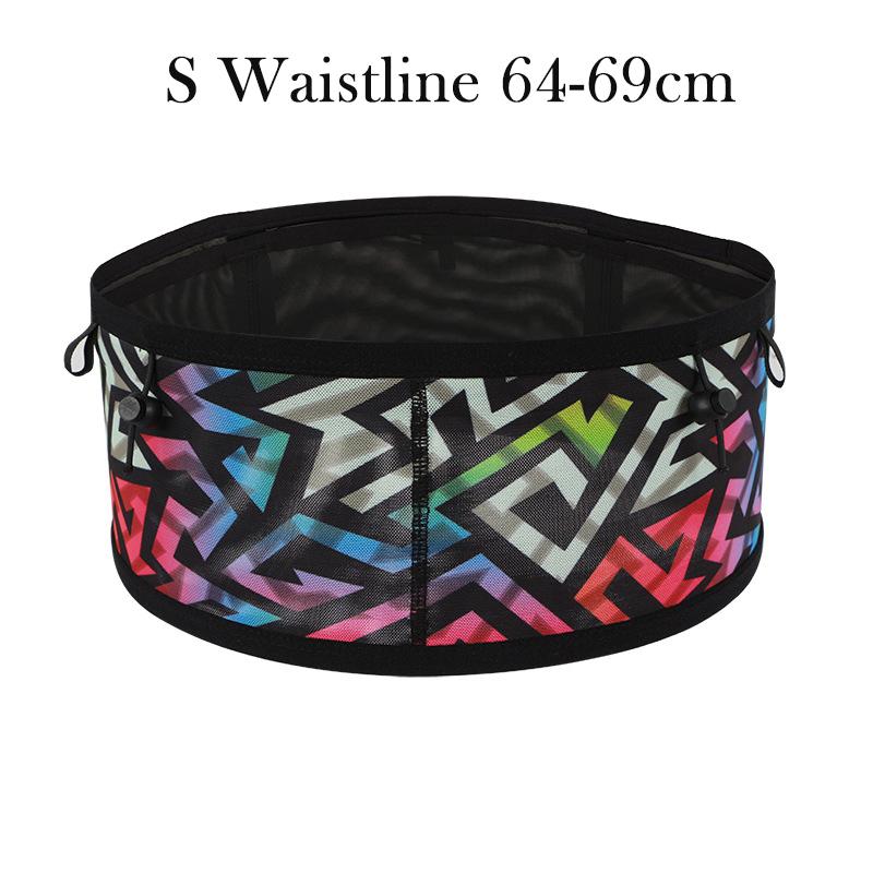 Многофункциональная поясная сумка для бега с эластичной сеткой Плотно прилегающая сумка для мобильного телефона Многофункциональная сумка большой вместимости для езды на велосипеде для горной воды