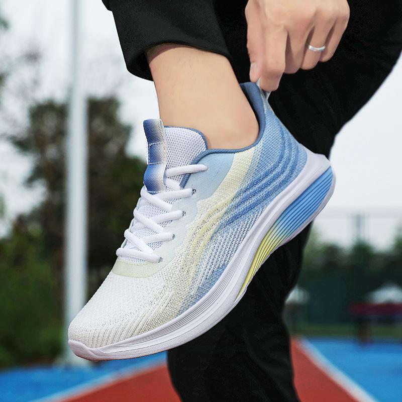 2025 новые кроссовки для бега с амортизацией, легкие, для внешней торговли, дышащие сетчатые кроссовки, фитнес, путешествия, спортивная обувь для пары, мужские