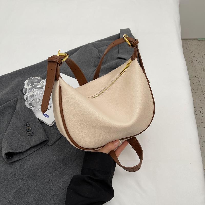 Stylish and Simple Bag Women's New Popular High-end Shoulder Saddle Bag Casual Versatile Dumpling Bag Messenger Bag