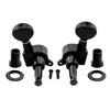 Musiclily Guitar Tuners for Black Kidney Buttons 3+3 Electric/Acoustic Guitars,