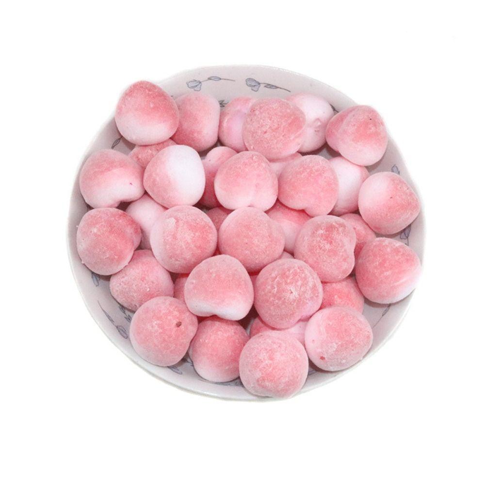 20pcs Realistic Honey Peach Model Handmade Artificial Peach Fruit Material Kitchen Ornaments