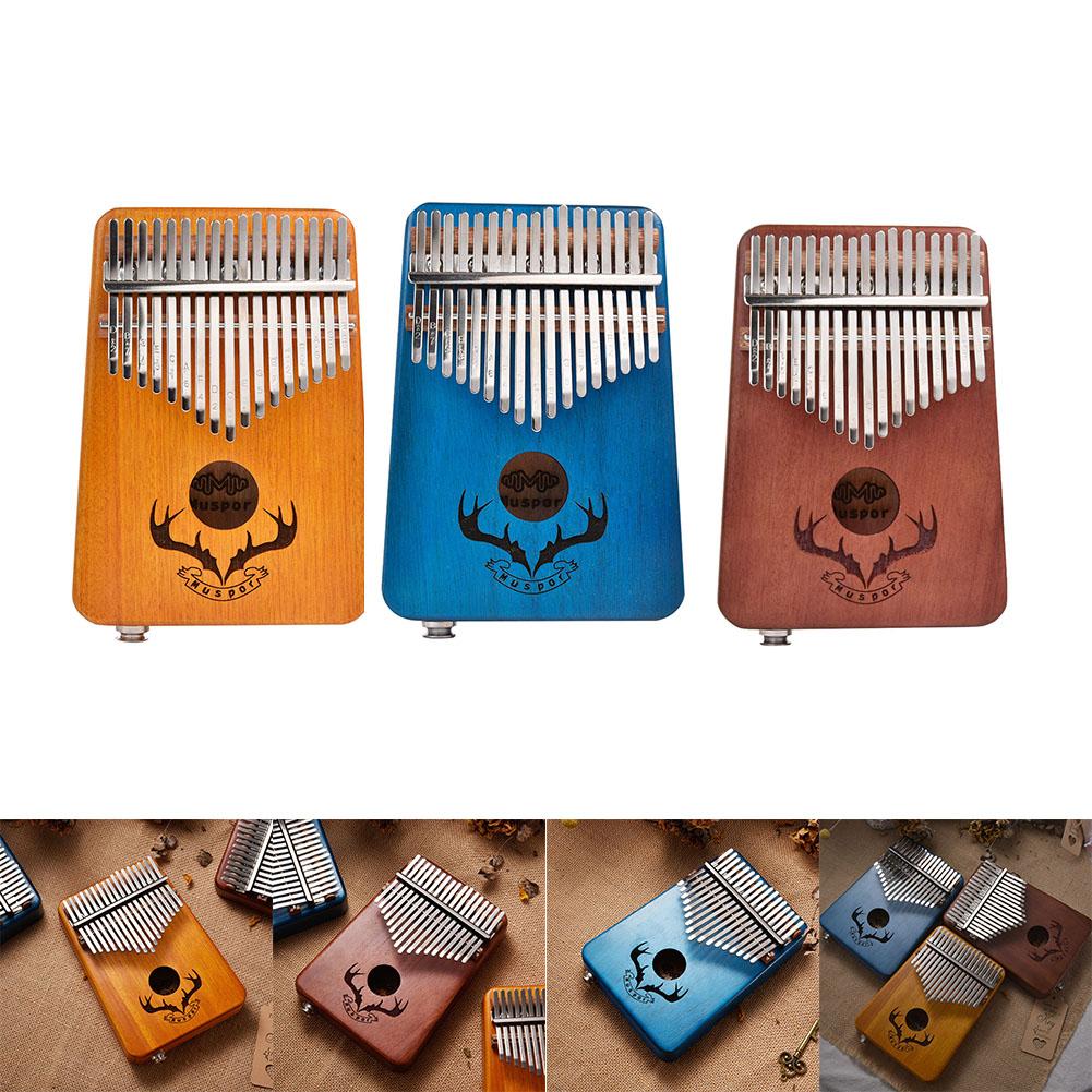 Kalimba EQ Kalimba Pickup Thumb Piano With Bag 17 Key