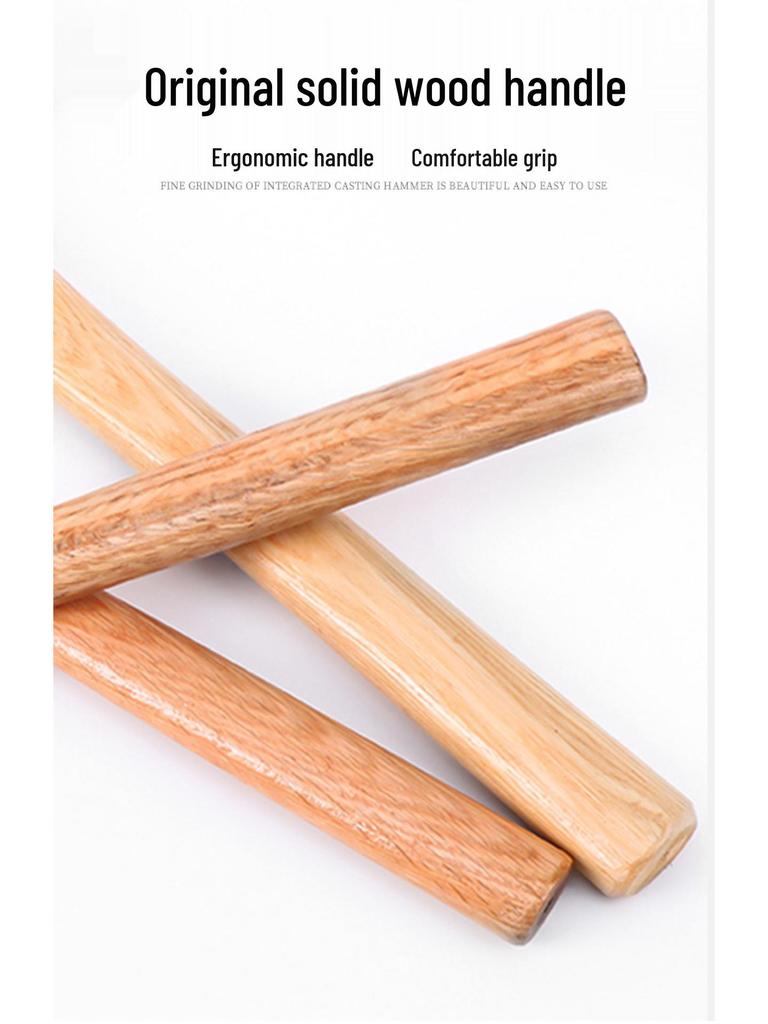 Small Household Hammer with Wooden Handle - 0.5LB to 3LB Options Available