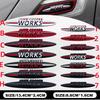 For Mini Cooper S JCW F55 F56 F60 F53 F54 R55 R56 R60 R61 R58 F57 Cooper Works Metal Badge Car Body Emblem Decor Sticker Parts