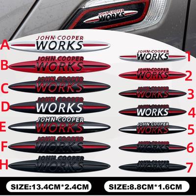 Для Mini Cooper S JCW F55 F56 F60 F53 F54 R55 R56 R60 R61 R58 F57 Cooper Works металлический значок кузова автомобиля эмблема декор наклейка детали