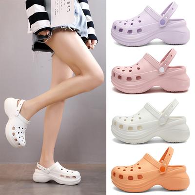 Женские туфли Cloud Hole на толстой подошве Poop Feeling Outdoor Wear Fashion Seaside Beach Drifting Sandals All-Matching