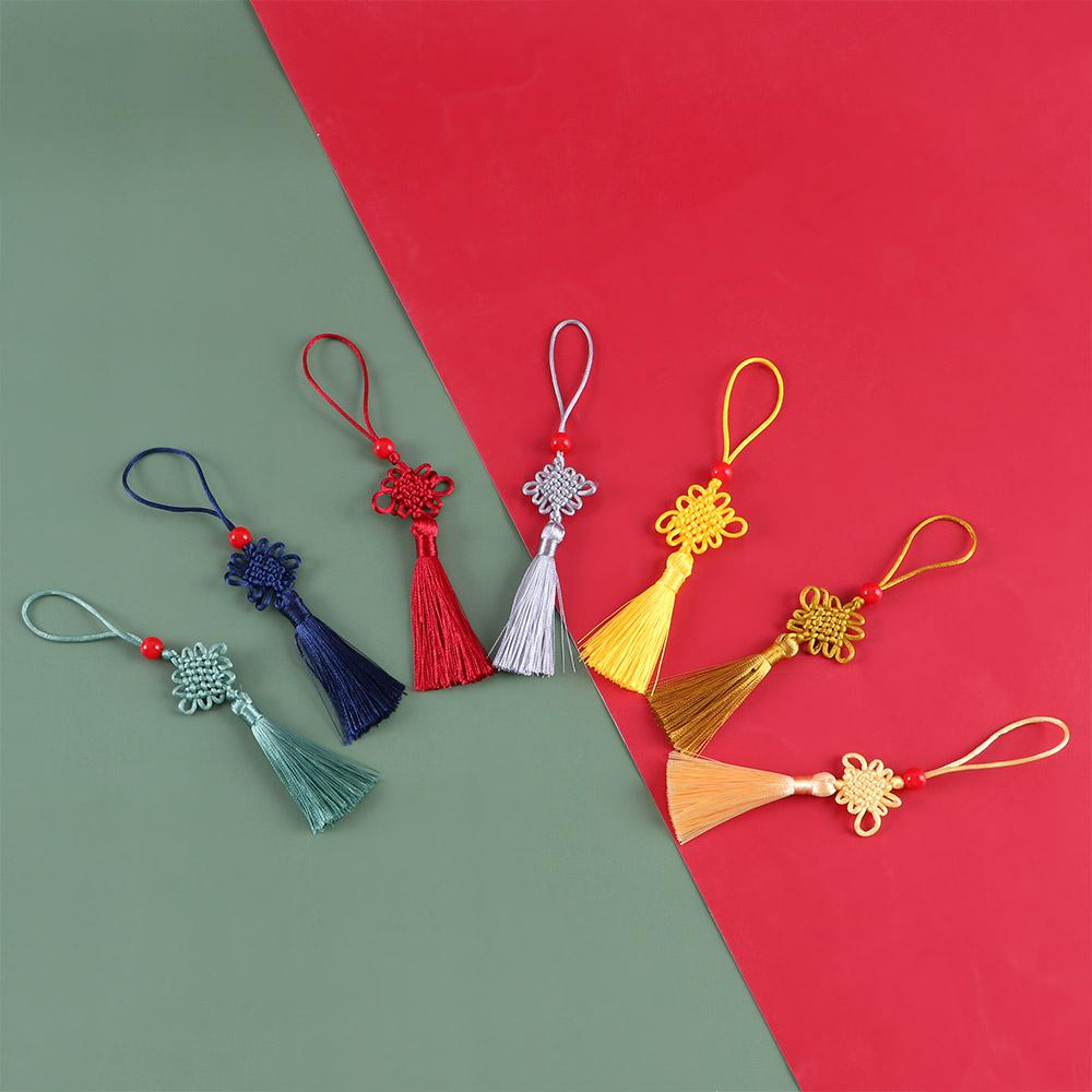 Pendant Curtain Charms Tassel DIY Craft Chinese Knot Silk Tassel Pendant Chinese Knot Pendant