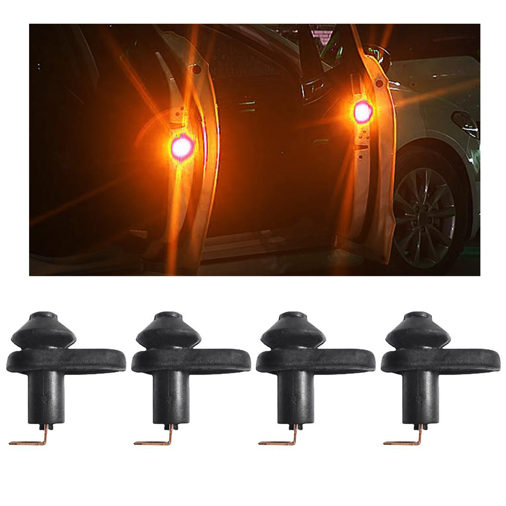 Door Jamb Switch Universal Black Car Interior Door Light Switch Set of 4