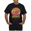 Men's Summer Casual Short Sleeved Round Neck Top with Round Neck and Black Printed Pattern S-4XL Casual Short Sleeved Shirt