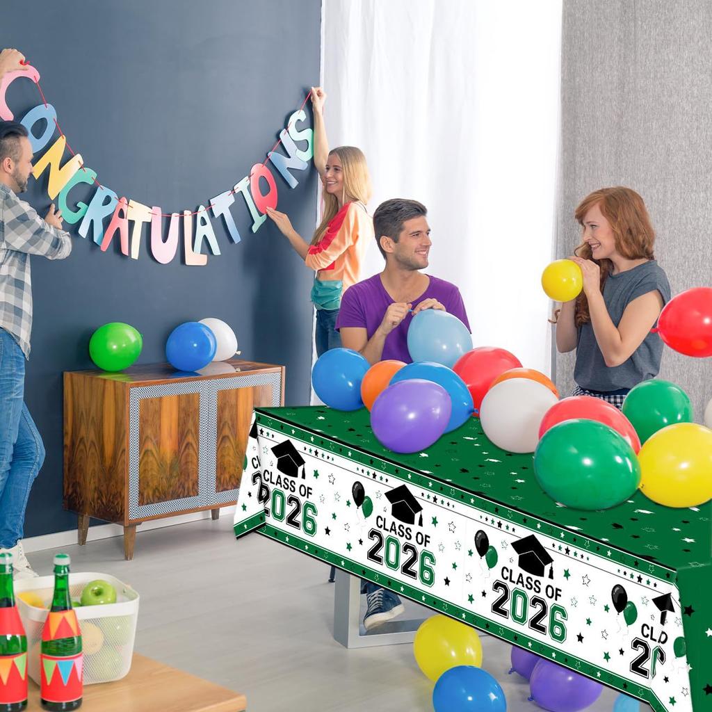 Graduation Party Theme Waterproof Tablecloth Digital Printing Creative Gift Removable And Washable