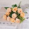 1 БУКЕТ/10 Голов Романтичные Искусственные Розы, Ароматный Букет Наложницы Свадьба DIY Вечеринка Домашнее Украшение