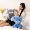 Cute Cute Gray Baby Elephant Doll Plush Toy Elephant Doll Children's Company Soothing Pillow Doll