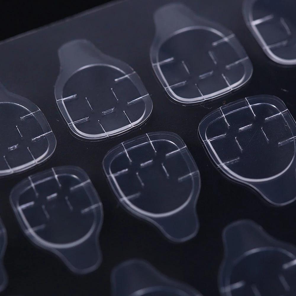 25 листов 24/600 шт. двусторонняя клейкая лента для дизайна ногтей, клейкая наклейка, DIY советы, накладные ногти, акриловый маникюрный гель, инструменты для макияжа