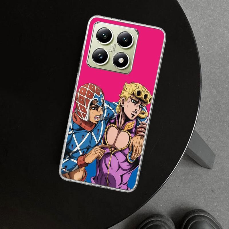 Чехол для телефона JoJo Adventure Giorno Giovanna для Xiaomi Redmi Note 15 14 13 12 11 Pro Plus 14S 12S 11S 11T 11E 10S 10 Кастоми
