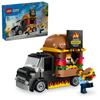 LEGO City Burger Truck Toy Present Birthday Block Educational Christmas Boys Girls Children 5 Years Old 6 Years Old 7 Years Old 8 Years Old Vehicle Ca