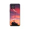 Для Honor X8 чехол задняя крышка для HonorX8 Honor X 8 чехол-бампер мягкий силиконовый черный чехол из ТПУ розовый аниме космическая машина