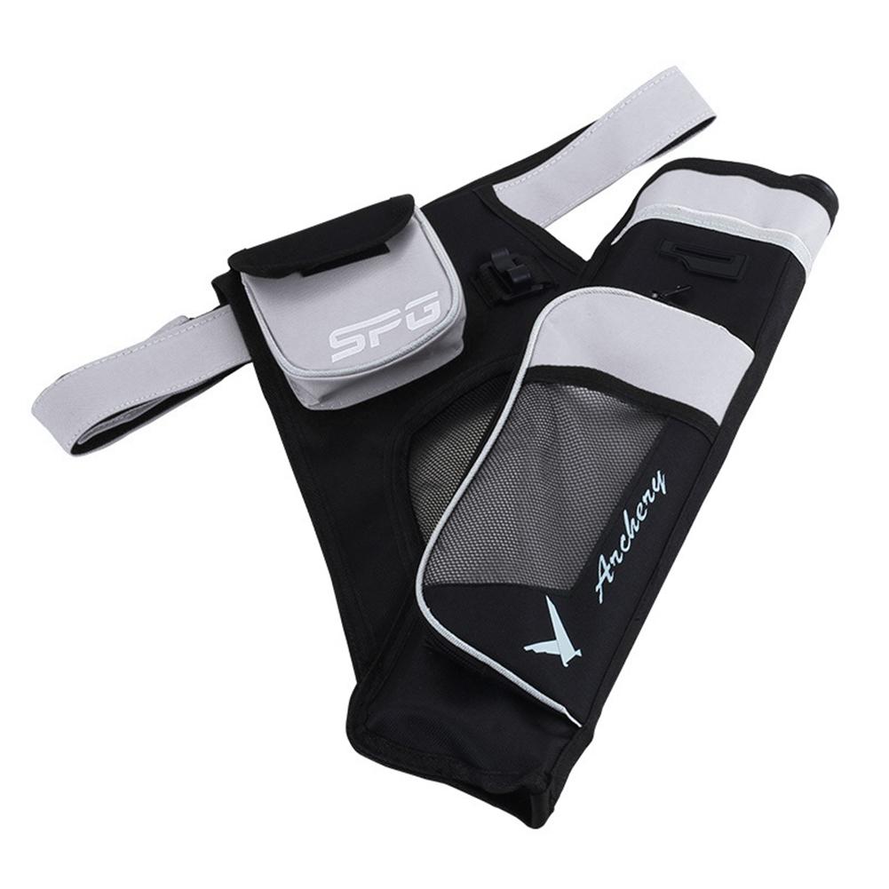 Arrow Bag Oxford Cloth Arrow Quiver 3 Tubes Single Shoulder Bag for Bow Arrow Archery Hunting Shooting Accessories
