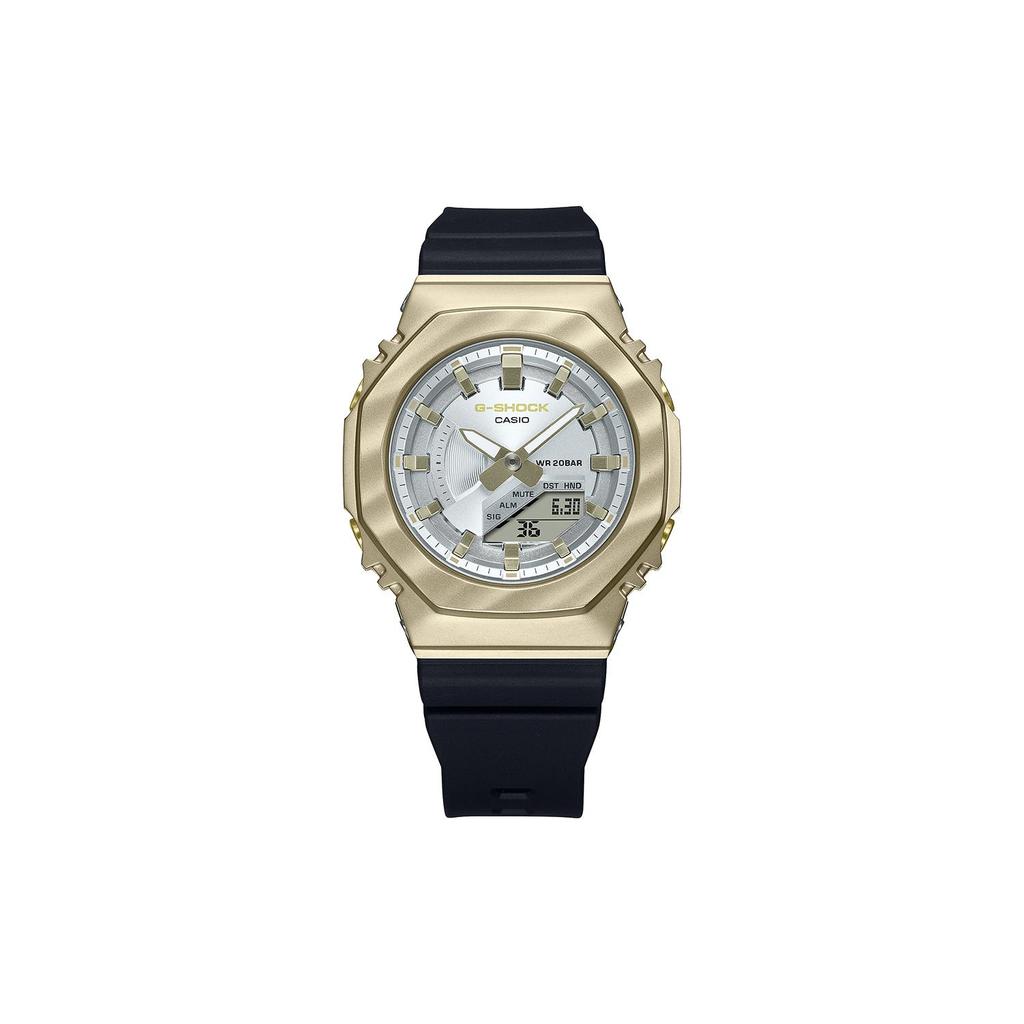 Casio Женские серебряные часы серии Full Metal GM-S2100BC-1ADR