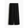 H M Tailored Pants Loose Fit Black