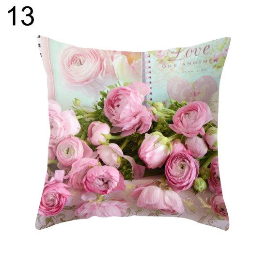 Защитная подушка с квадратной розой в стиле кантри, чехол для подушки, постельные принадлежности