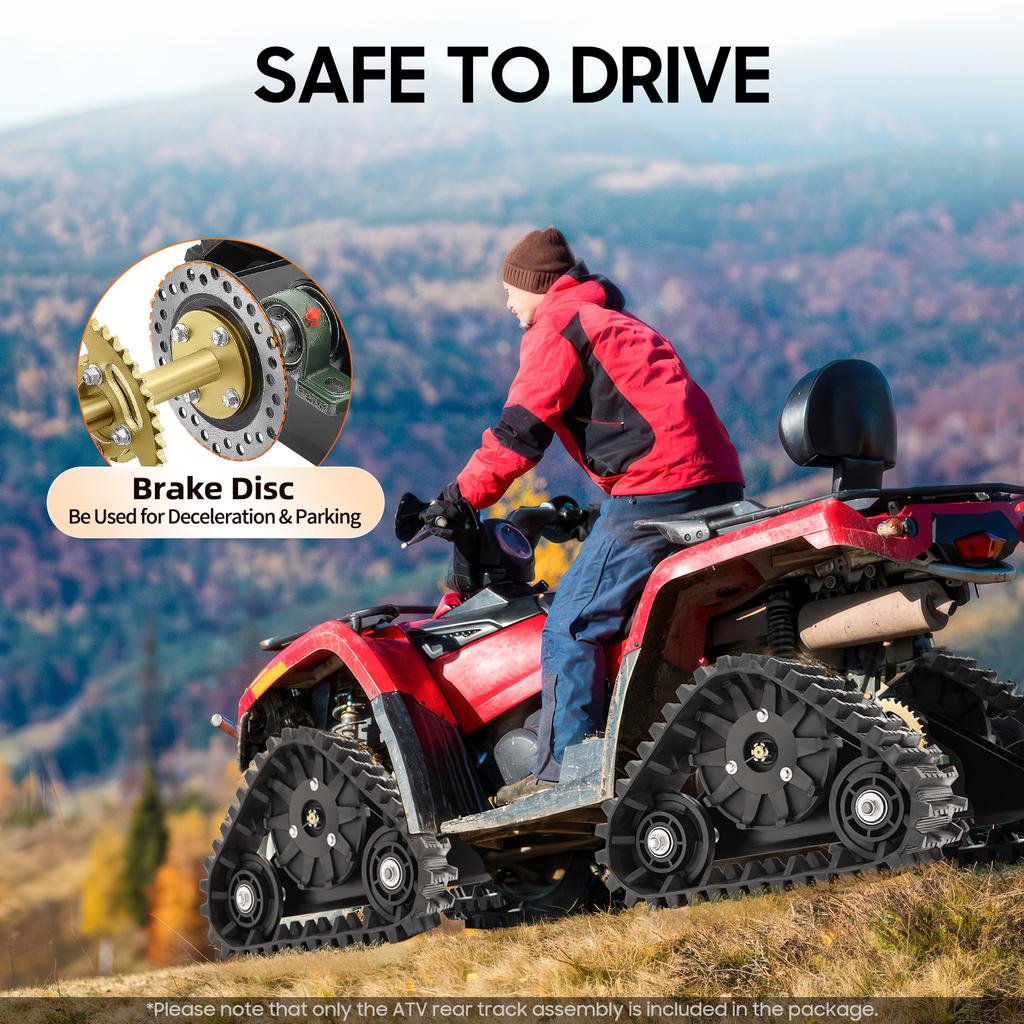 Bymaocar 23.62 дюйма Сборка задней оси для картинга и квадроцикла с противоскользящими колесами для бездорожья, треугольная конструкция