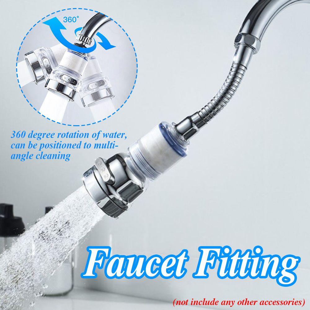 360° Aerator Connector Sprayer Filter Diffuser Tap Head Swivel Tap Water Purifier Faucet Nozzle