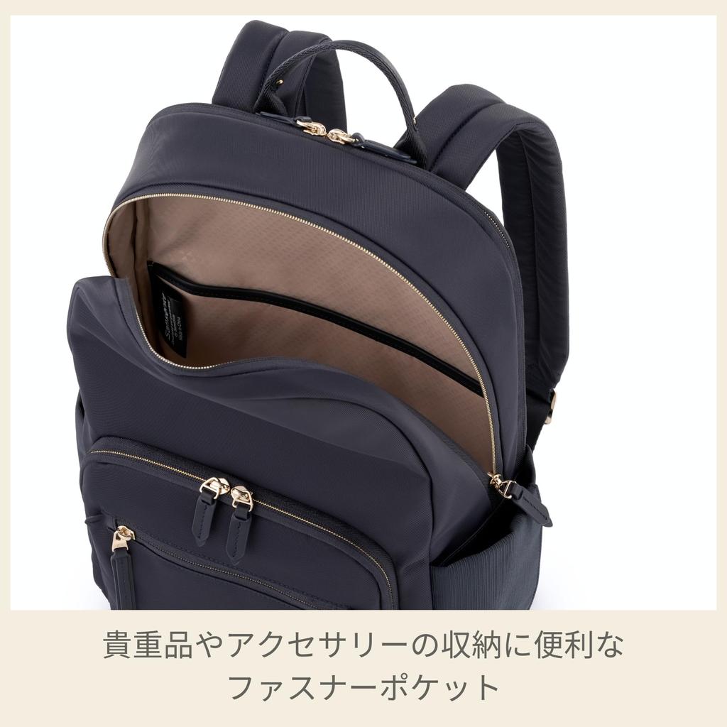 Женский рюкзак Samsonite Audrina, 15,6", деловая сумка, подходит для 15,6-дюймового ноутбука, легкий, цвет Эбеновое дерево