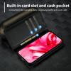 LC.IMEEKE For Google Pixel 9a Case Carbon Fiber Texture Phone Cover Stand Card Holder